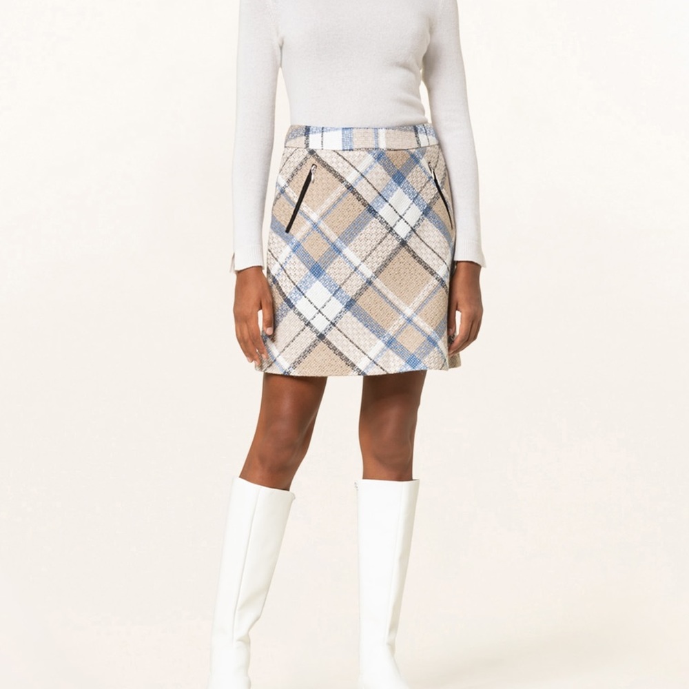 MORE & MORe Plaid Skirt NWT size 14